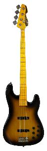 MARKBASS MB GV 4 GLOXY TOBACCO SUNBURST CR MP - BASSE ACTIVE 4 CORDES