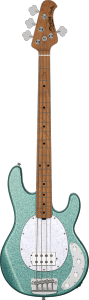 STERLING BY MUSIC MAN GSB RAY34-SSK-M2 - StingRay34 - Seafoam sparkle