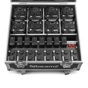 BEAMZ FCC10 - FLIGHTCASE POUR 8 X BBP54 AVEC CHARGEUR