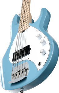 STERLING BY MUSIC MAN GSU RAY5-CHB-M1 - Stingray5 - StingRay 5 RAY5 Chopper Blue