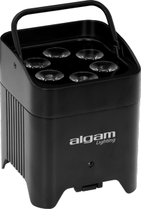 ALGAM LIGHTING LAP EVENTPAR612-HEX-IP - PAR sur batterie LED 6 X 12W RGBWA+UV