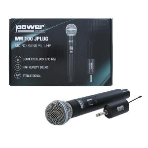 POWER ACOUSTIQUE WM 100 JPLUG - Micro Sans Fil UHF