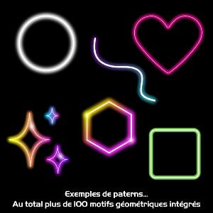 POWER LIGHTING LAZER 1200 RGB APP - Laser RGB 1W - Avec Application