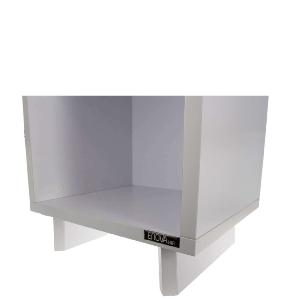 ENOVA VINYLE LOVER CUBE WH - Meuble Hifi blanc