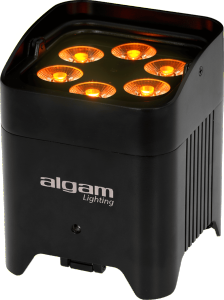 ALGAM LIGHTING LAP EVENTPAR612-HEX-IP - PAR sur batterie LED 6 X 12W RGBWA+UV