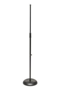 STAGG MIS-1120BK - Pied micro droit embase ronde noire