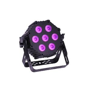 J.COLLYNS STAGEPAR 7x30W HEXA - Par Slim 7x30W RGBWA-UV 6-en-1