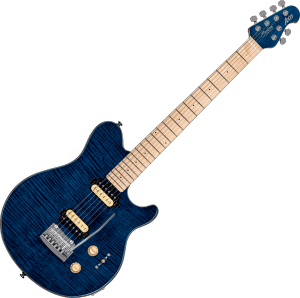 STERLING BY MUSIC MAN GSU AX3FM-NBL-M1 - Axis - Neptune Blue