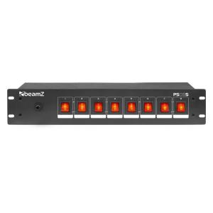 BeamZ PS08S - Dispatch rackable, 8 interrupteurs, schuko