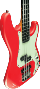 EKO GEE VPJ280V-RELIC-RED - Relic - 4 cordes Type PJ Relic - Fiesta Red