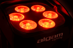 ALGAM LIGHTING LAL EVENTPAR - Par sur batterie LED 6x12W RGBWA+UV, Wireless DMX