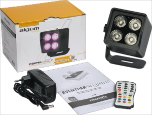 ALGAM LIGHTING LAL EVENTPAR44-QUAD-IP - PAR sur batterie LED 4 x 4W IP65