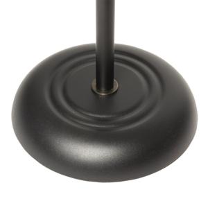 STAGG MIS-1120BK - Pied micro droit embase ronde noire