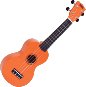 MAHALO - GMH MR1-OR Soprano orange brillant + housse