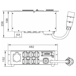 BRITEQ PD-32SH/GERMAN - Distributeur electrique 32A