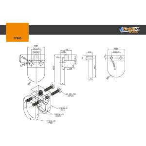 GLOBAL TRUSS 77885 - glassholder 6-10mm with M10