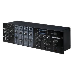 JB SYSTEMS MIX 5.2 - Table de mixage avec 5 canaux et 2 zones indépendantes.