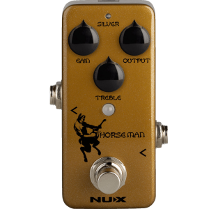 NUX MNU HORSEMAN-OD - Pédale d'overdrive NOD-1 type K gold/silver