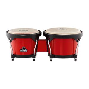 NINO PERCUSSION - BONGOS NINO ABS 6.5/7.5" ROUGE - NOIR