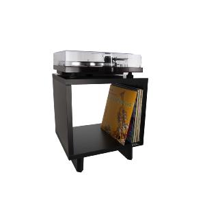 ENOVA VINYLE LOVER BL - Meuble Hifi noir