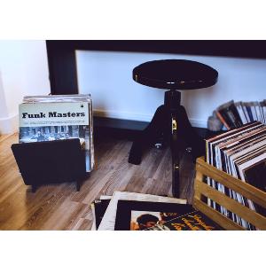 ENOVA VR 25 BL - Support Vinyle 25 LP - Finition Noire
