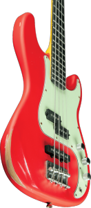 EKO GEE VPJ280V-RELIC-RED - Relic - 4 cordes Type PJ Relic - Fiesta Red